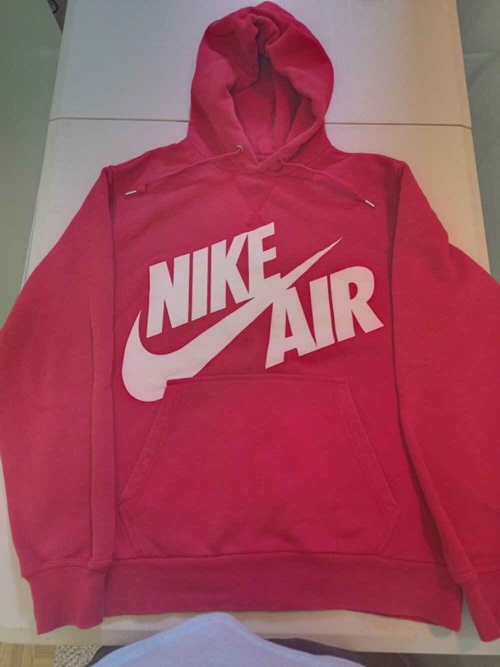 Nike Air Jordan Vintage Hoodie Adult Medium Red White Gray Tag EUC
